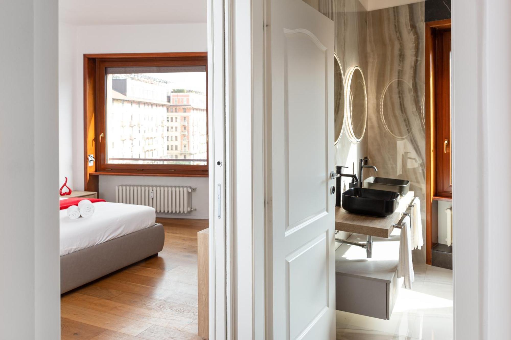 Free Parking - 5 Star - Sauna Luxury Apartment Milano Esterno foto
